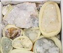 Mixed Indian Mineral & Crystal Flat - Pieces #138522-2